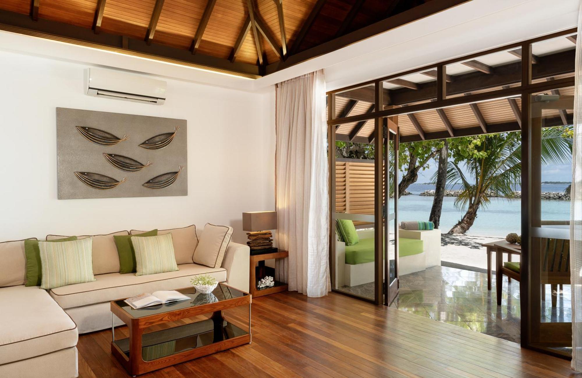คุรุมบา มัลดีฟส์ Hotel Vihamanaafushi ภายนอก รูปภาพ Interior of a beach villa